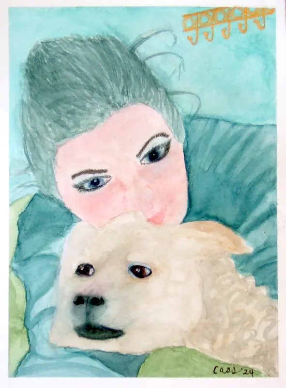 Kelly's Colin, a painting by Cass Glickman