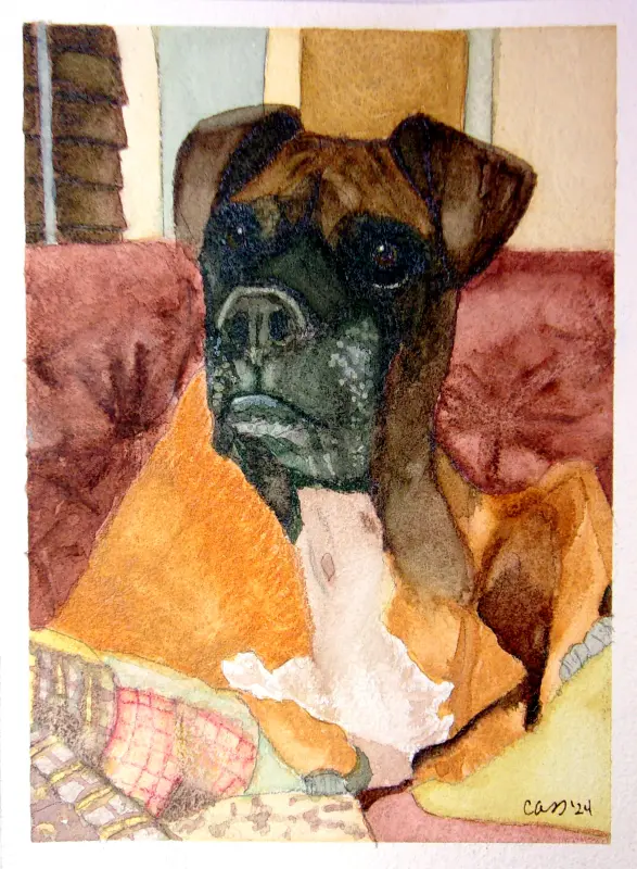 Cory, a painting by Cass Glickman