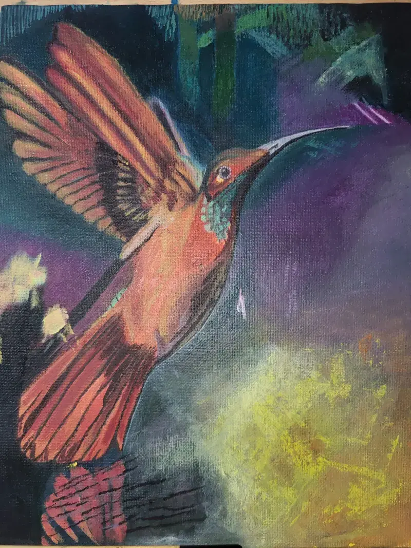 Fly be free, a painting by Tanya Watson