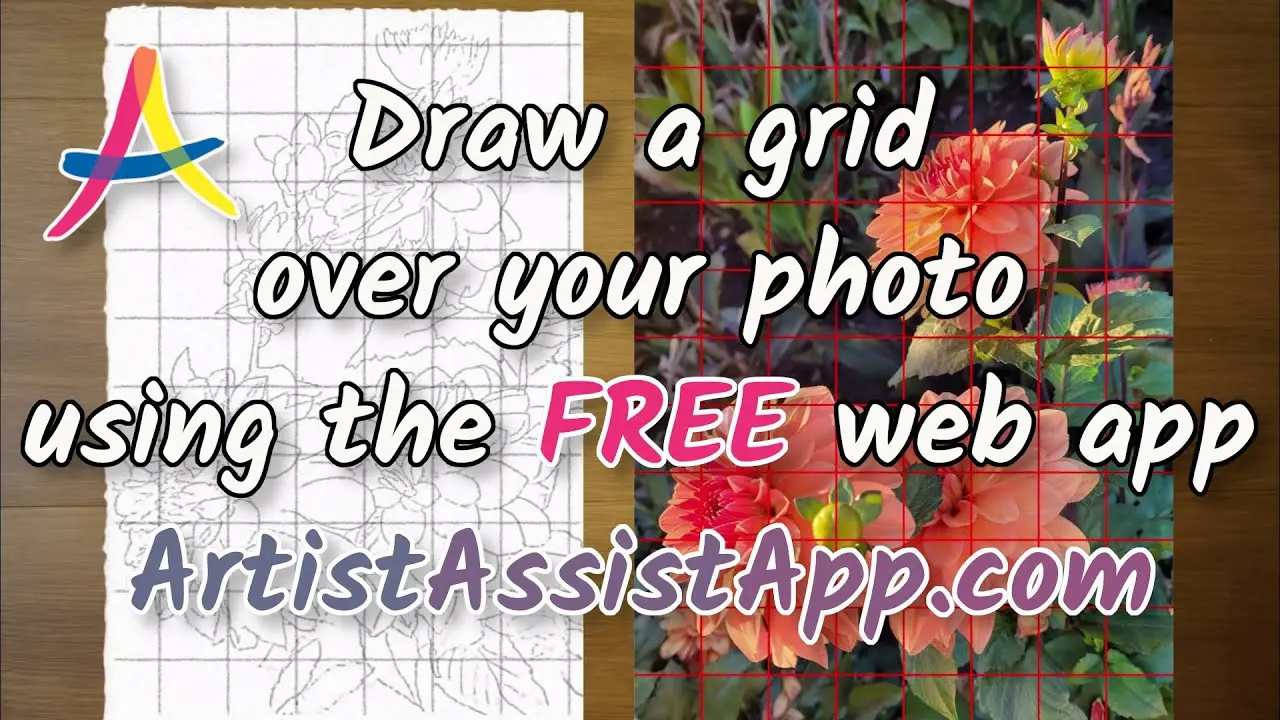 📐 Draw a Grid Over Your Reference Photo Using ArtistAssistApp