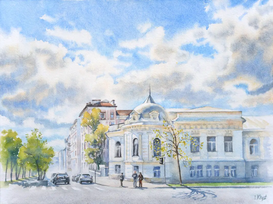 Spring in Kyiv, a painting by Irina Khist